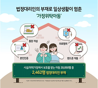 ○○이 없어 일상이 멈춘 '가정위탁아동'