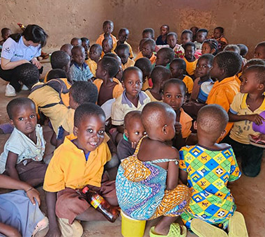 웃음으로 미래를 꿈꾸는 가나 유치원