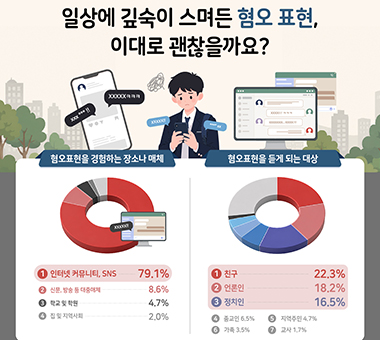 일상에 깊숙이 스며든 혐오 표현, 이대로 괜찮을까요?