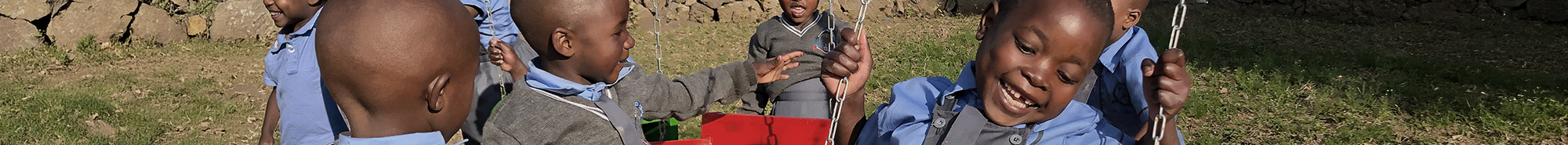 Kids on a swing
