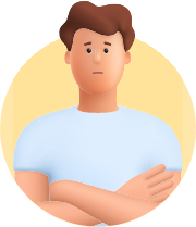 갈색 파마 머리 일러스트