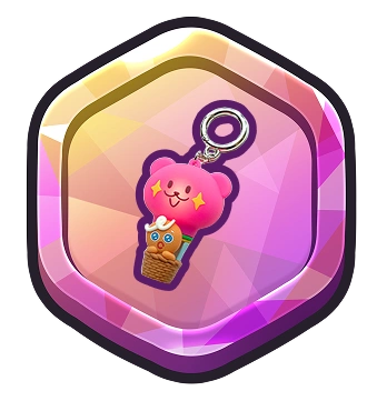 쿠키런 쿠키캠프 LED 곰젤리 열기구 키링 제품 이미지
